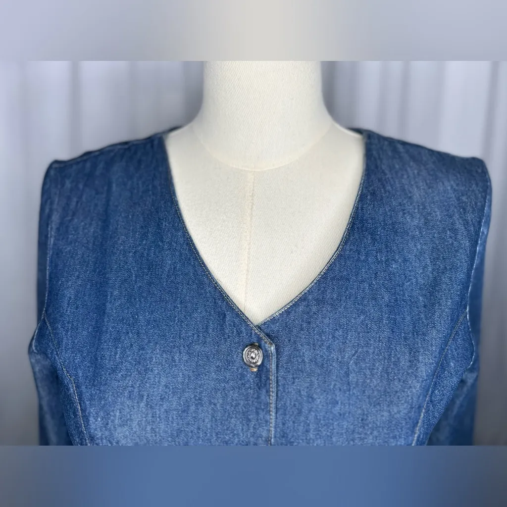 Denum Jeans Cutout Corset - Image 9