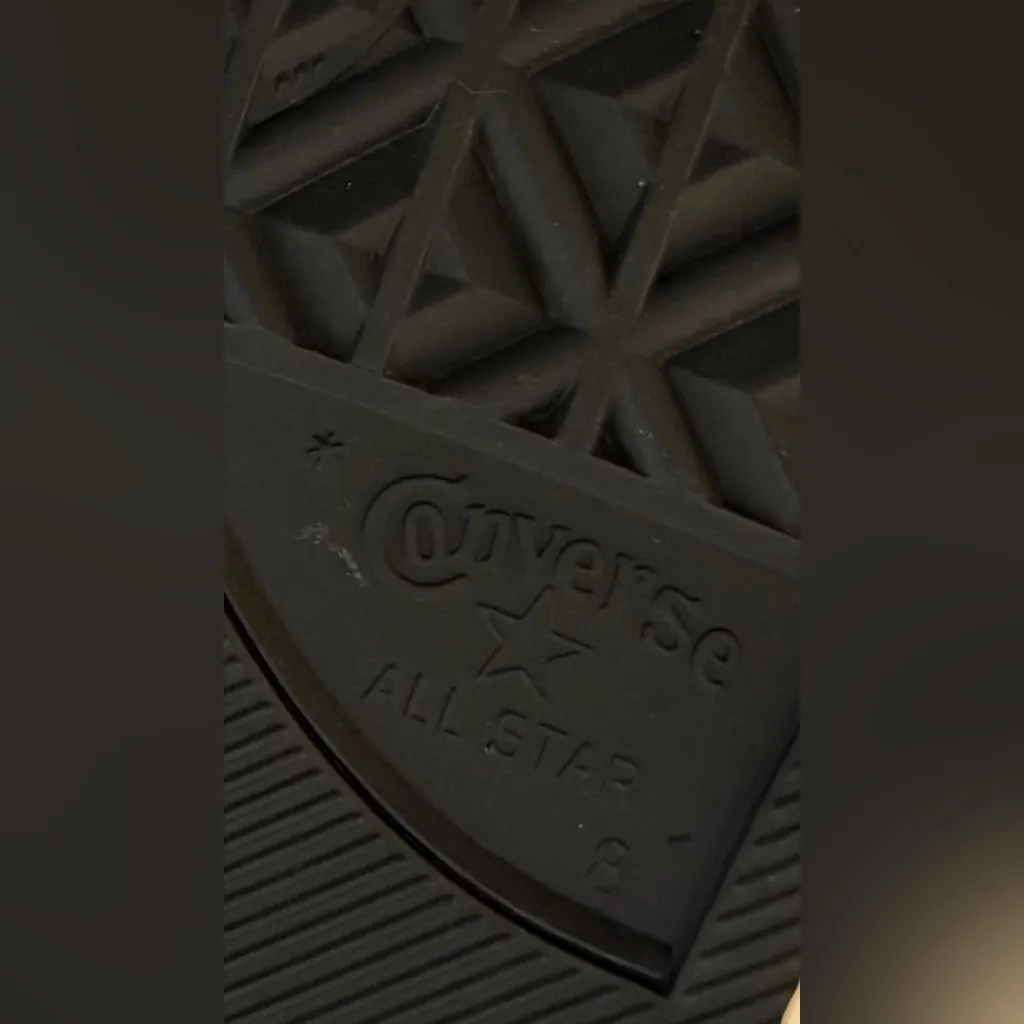 Converse CT Platform Plus Wool Collar Hidden Wedge Sneakers Womens Size 8 Black - Image 13