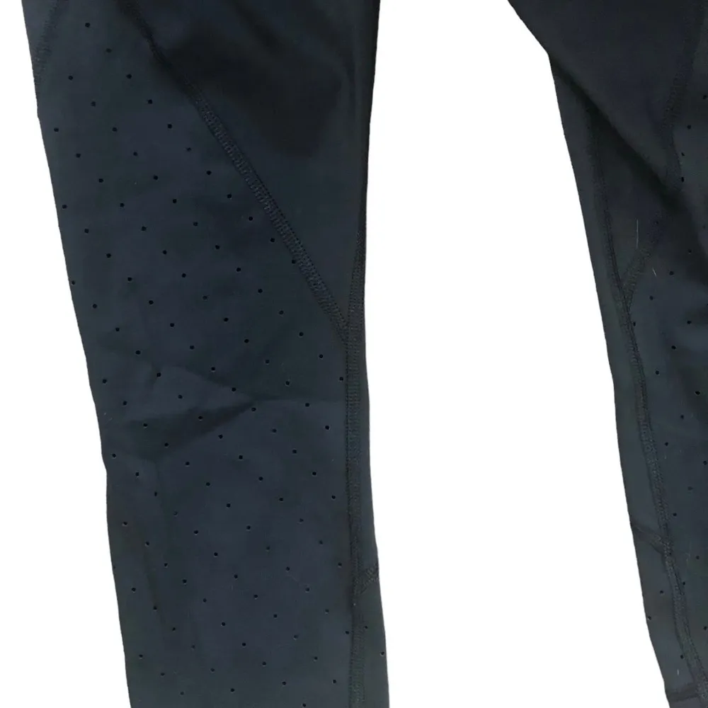 Athleta Trucool Stealth Black Laser Cut Tights/Leggings Sz. S Athleisure Active - Image 7