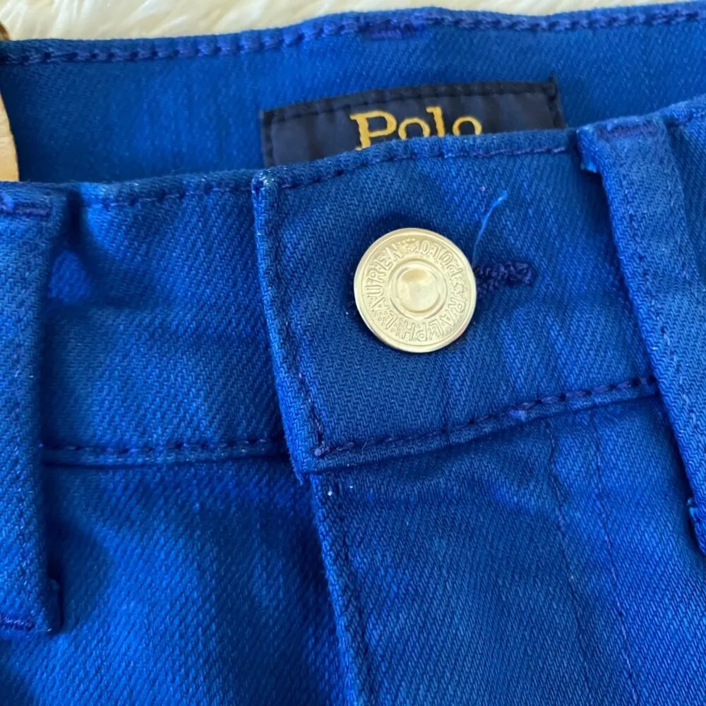 NWT Polo Ralph Lauren Tompkins Skinny High Rise Ankle Blue Jeans Size 25 - Image 7