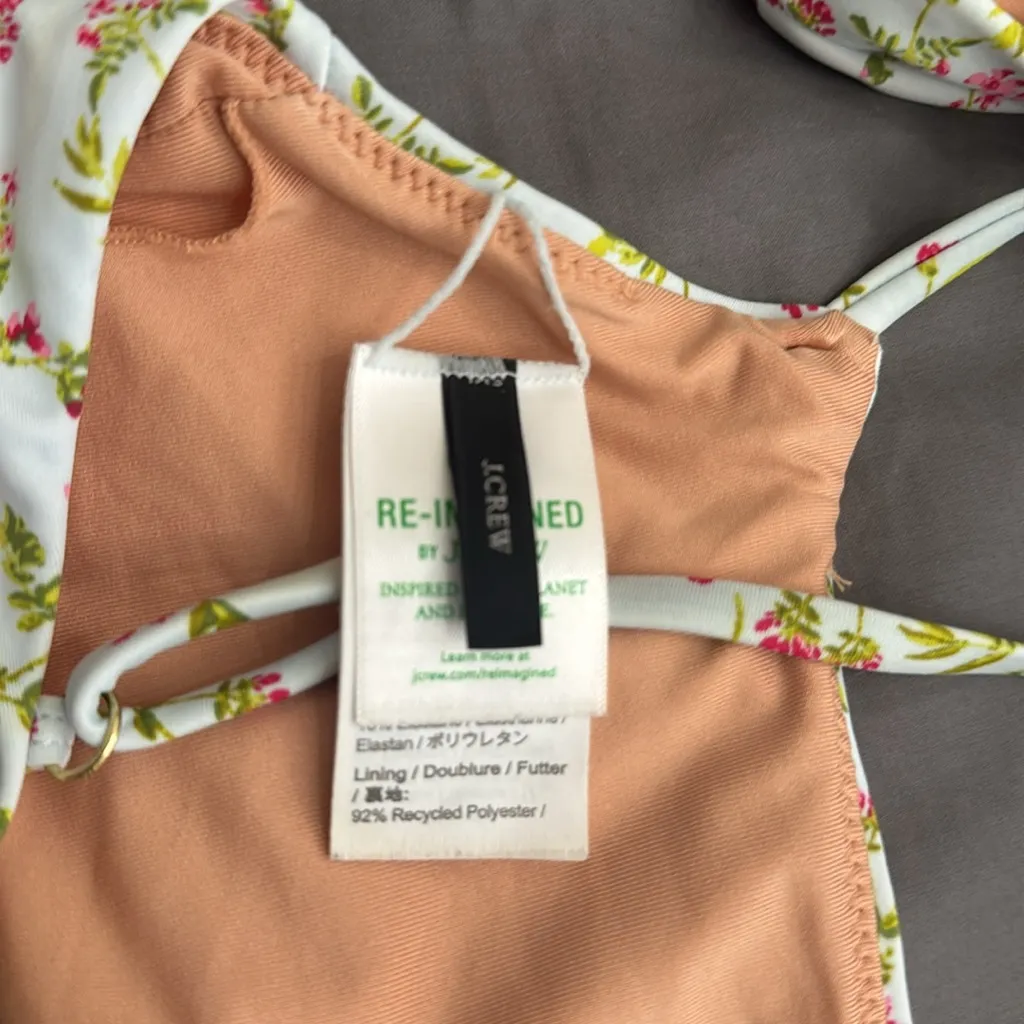 J. Crew high-rise Floral Bikini Set meadow floral sz M/L - Image 8