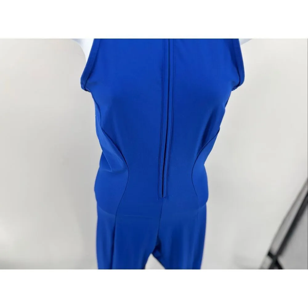 Victoria’s Secret Jumpsuit One Piece Pantsuit Blue Sleeveless Size Small - Image 9