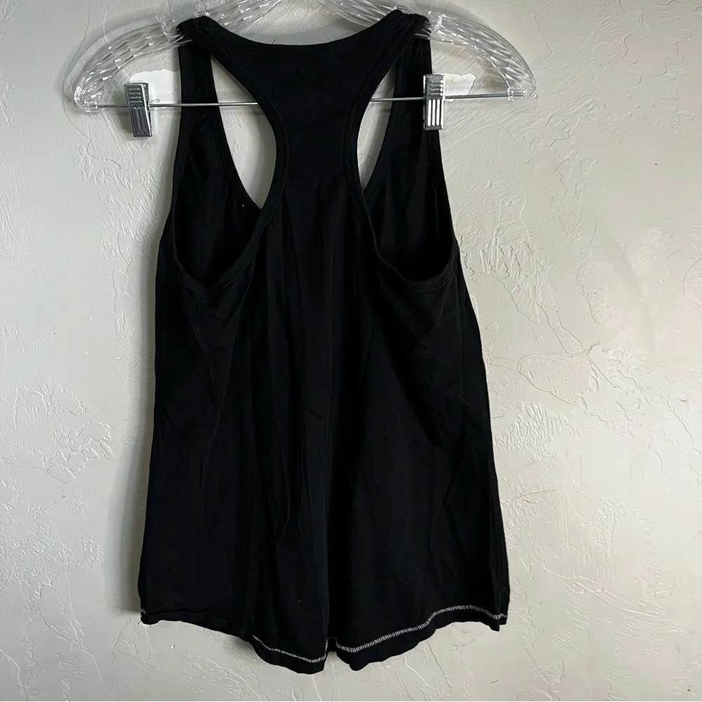 Nike Slim‎ Fit Black Nike Just Do It Logo Racer Back Tank Top - Image 5