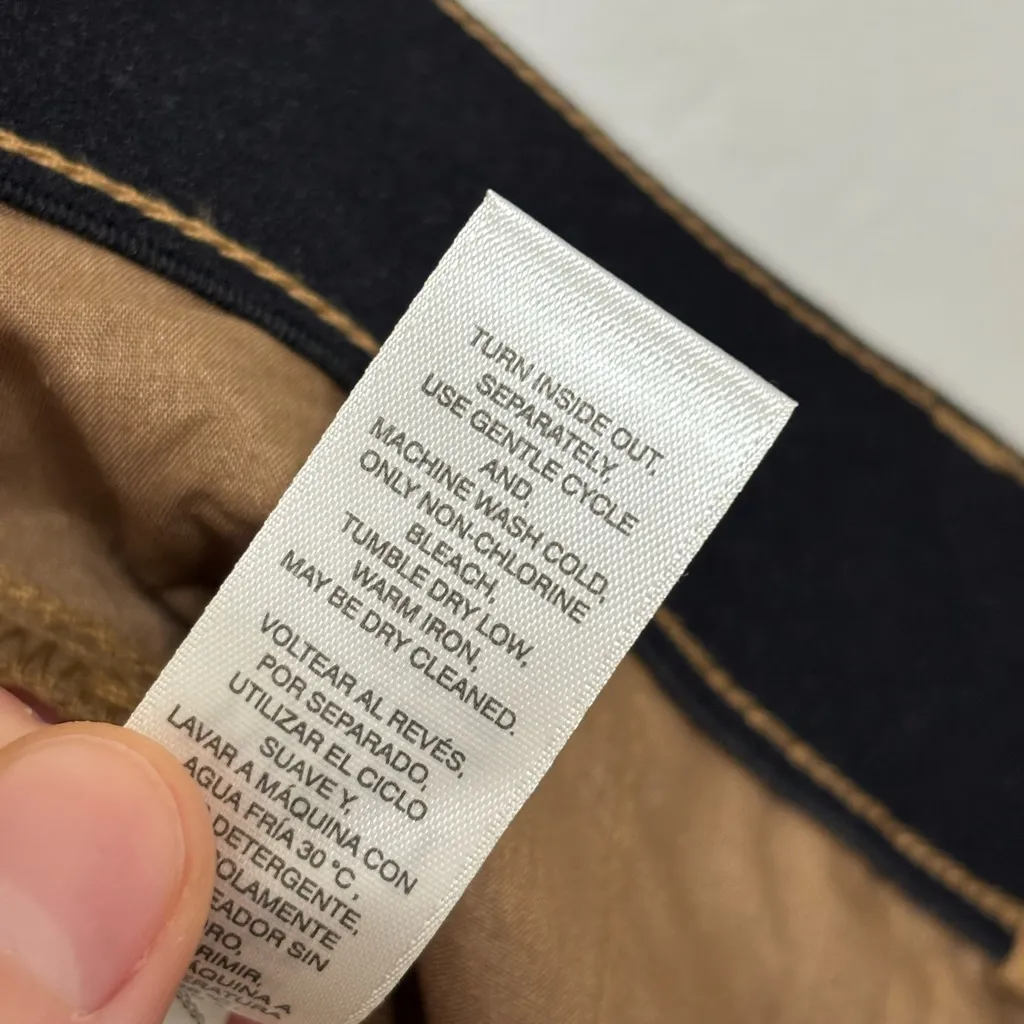 NWT WHBM Outlet High Rise Utility Crop Pants in Toasted Coconut - Size 12 - Image 7