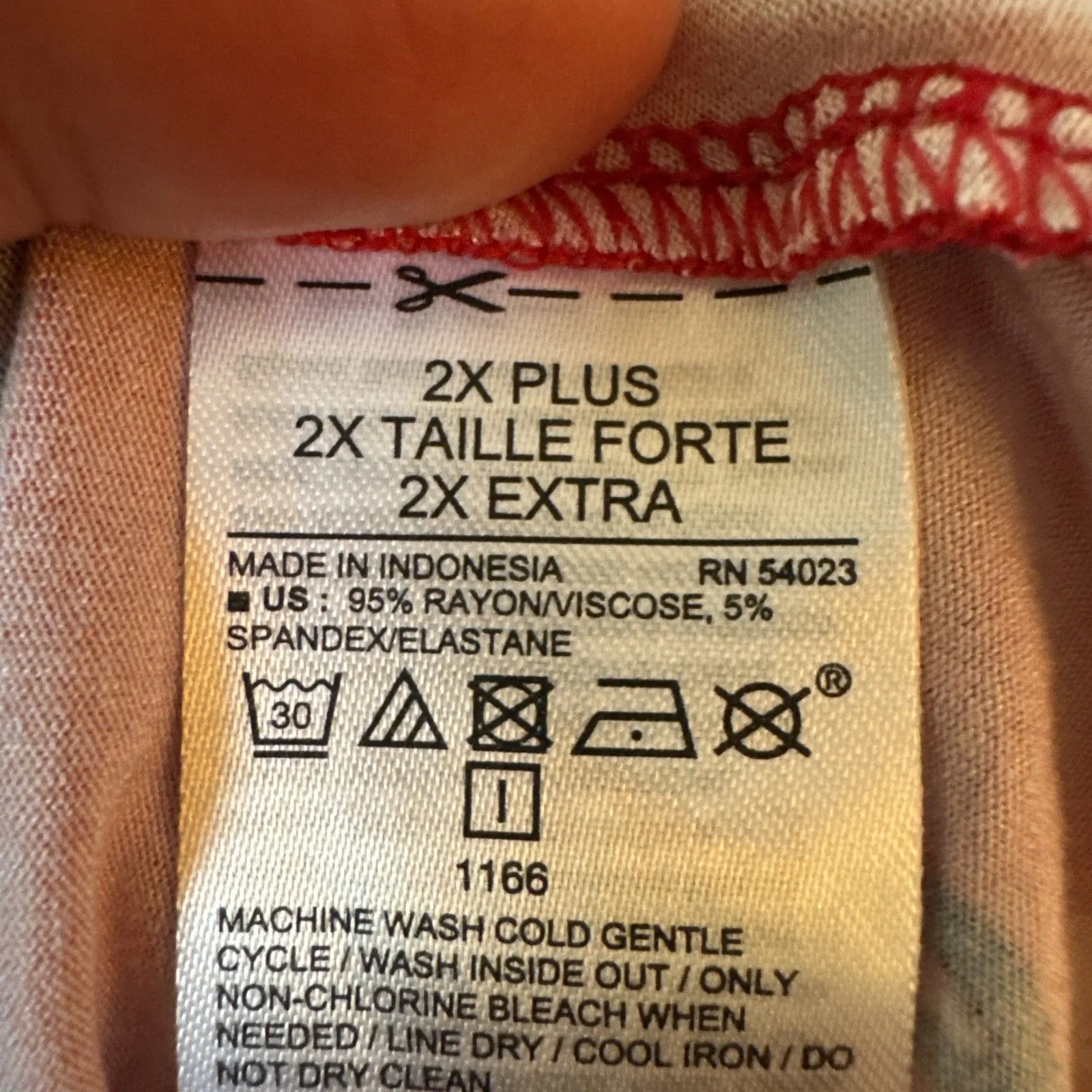 OLD NAVY DRESS LONG SLEEVE RED FLORAL SWING TEE DRESS SIZE 2X Knit Flirty Career - Image 7