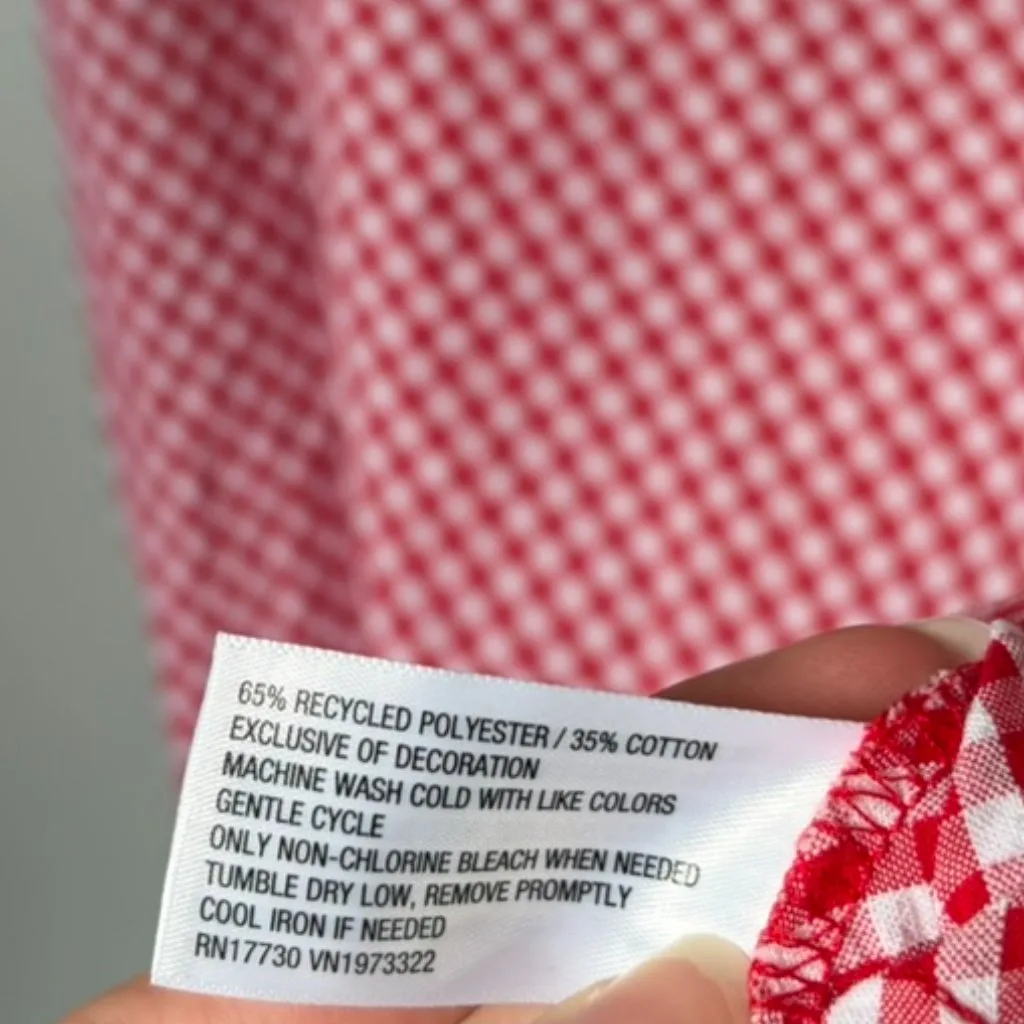 Wild Fable  Red Gingham Maxi Skirt Women's XS NWT - Image 8