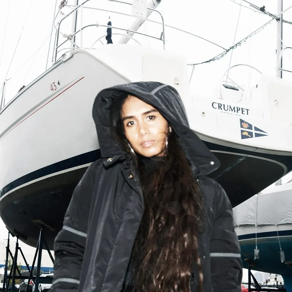 NWT Womens Black Down Filled Hooded Jacket Whitesky - Image 4