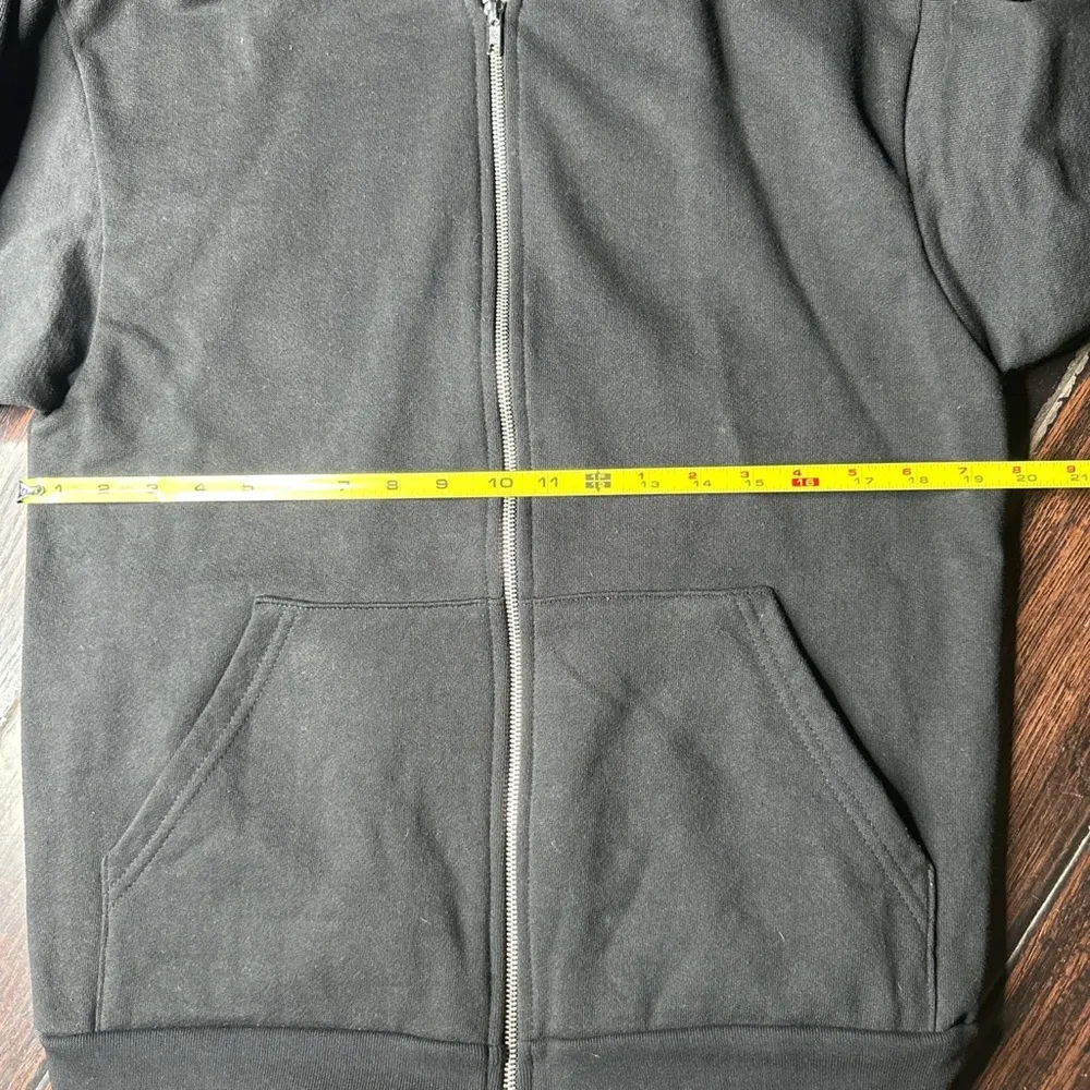 Long sleeve hoodie jacket heavy cotton Los Angeles Apparel basic sweater - Image 3