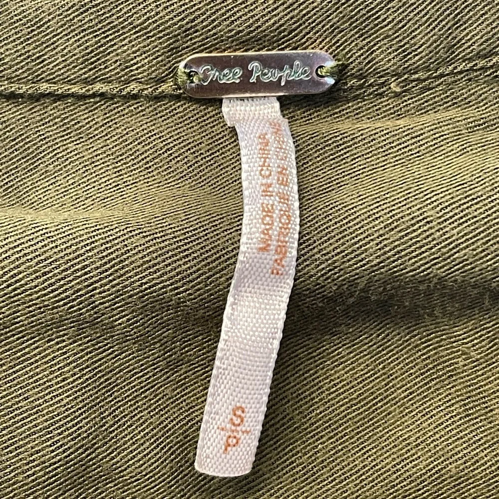 Free People Welcome the Jungle Army Combo Long Sleeve Tunic Size Small EUC #1789 - Image 7