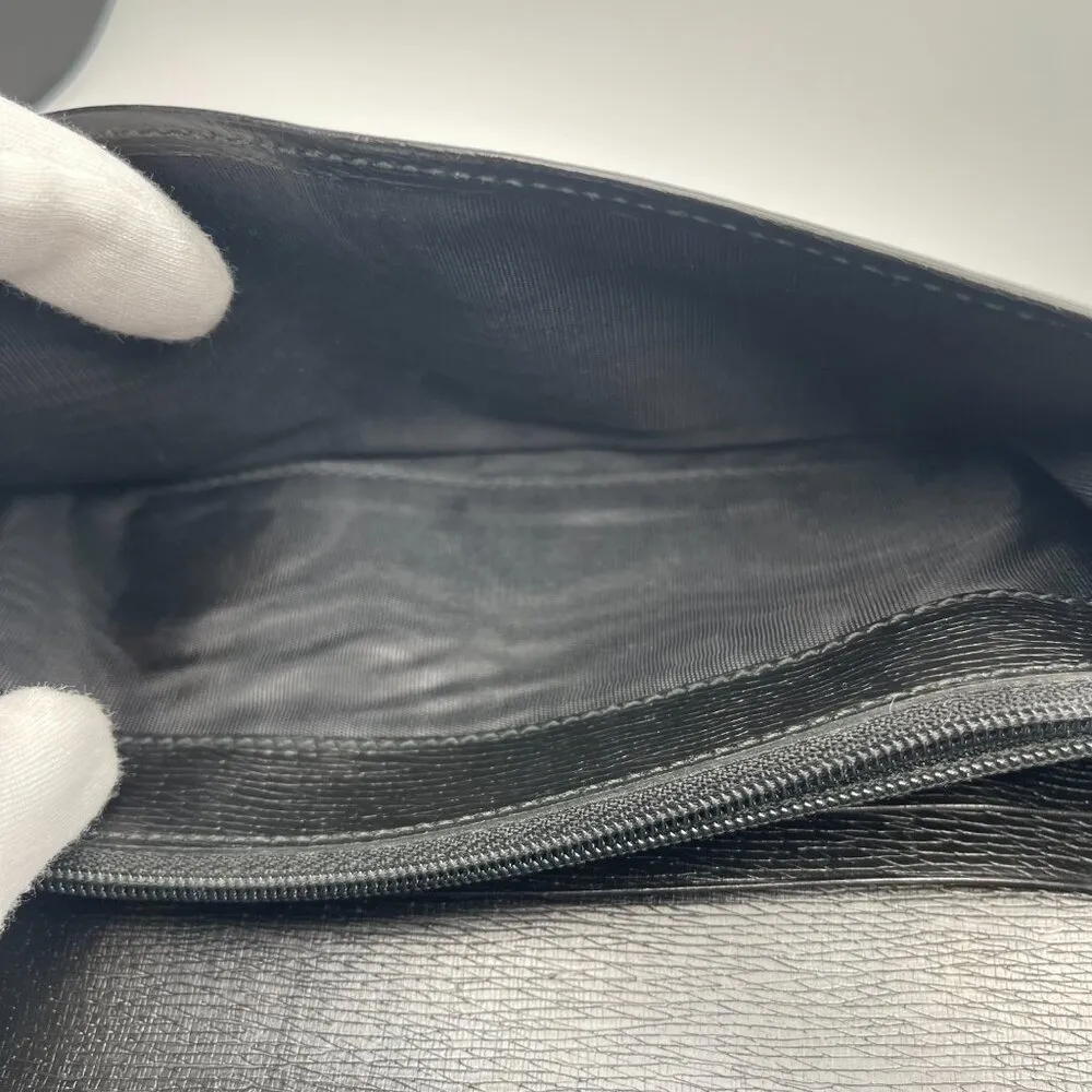 Gucci Calfskin Interlocking G Continental Wallet Black - Preowned - Image 5