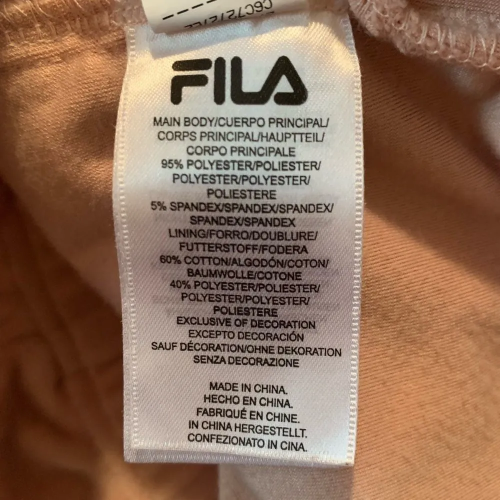 Women’s 𝅺Fila light pink velour quarter zip logo hoodie - Image 8