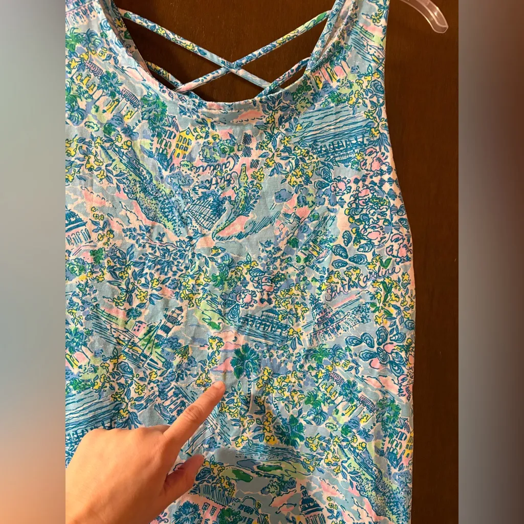 Lilly Pulitzer Kristen Swing Dress in Lilly Loves South Carolina Surf Blue - Image 9