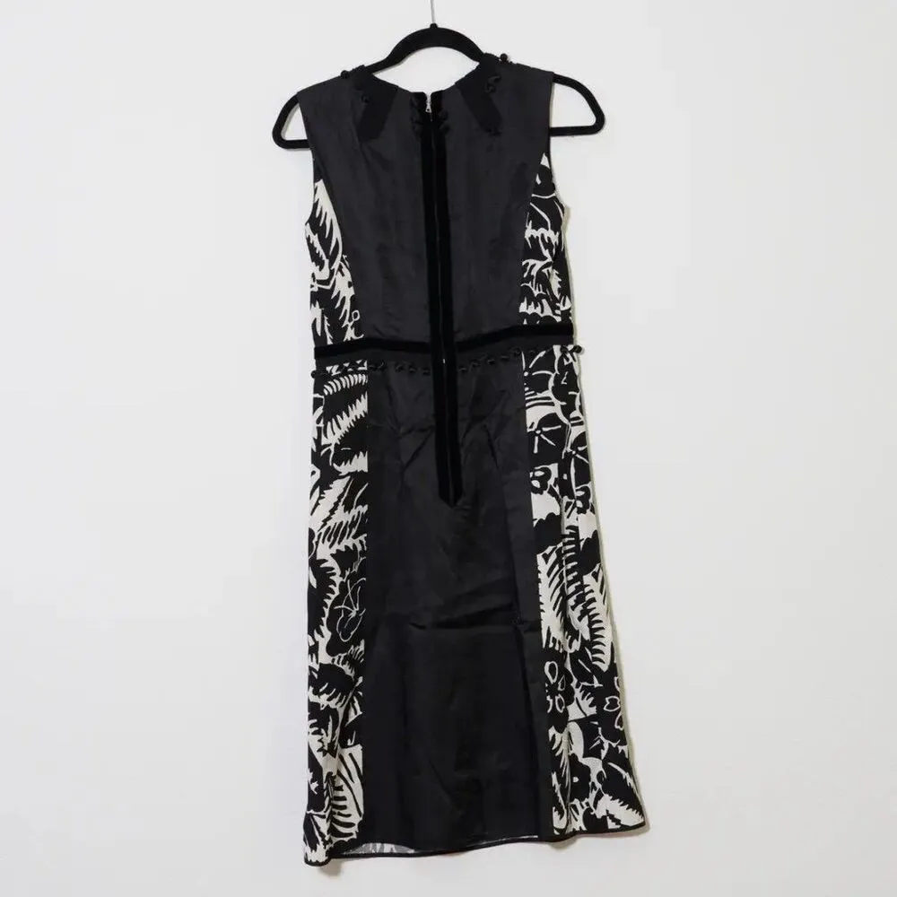 Marc Jacobs Women's 100% Cupro Vegan Luxury Hawaiian Inspired Designer Dress 10 - Image 2