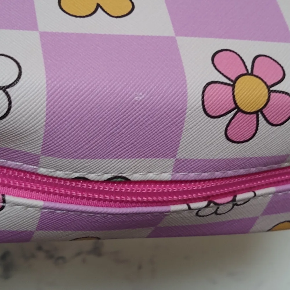 Floral Flower Makeup Pencil Pouch Stationery Toiletries Makeup Bag New No Tag - Image 4