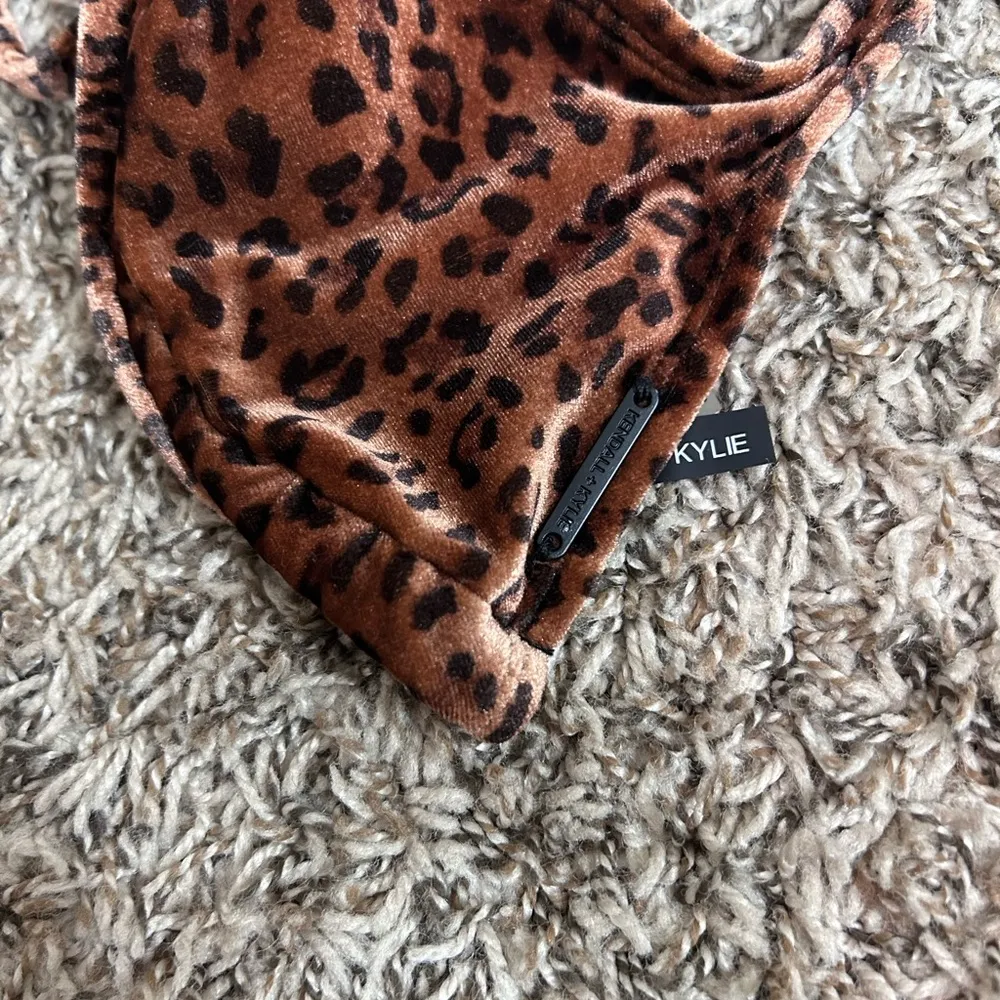 Kendall and Kylie 2 Piece String Tie Bikini Set Velvet Leopard Sz S - Image 10