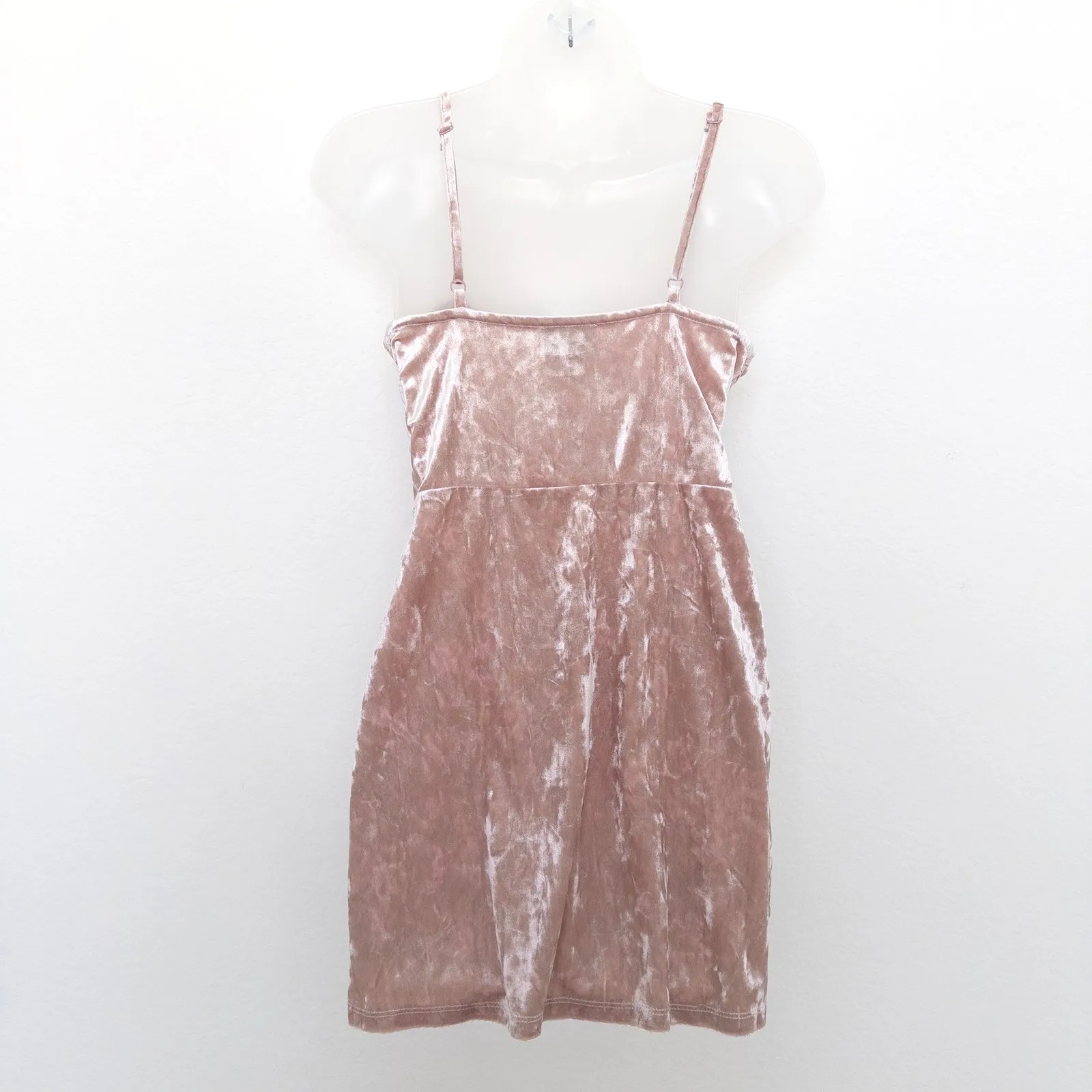 Y2K ASOS Womens Babydoll Dress Size‎ 6 Pink Velvet Fairy Romantic Coquette Hoco - Image 5