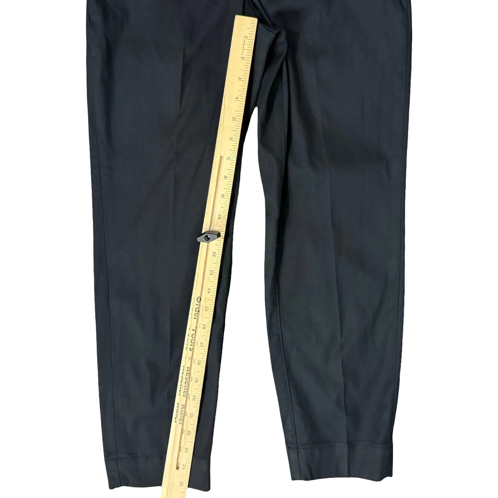 Spanx Black Stretch Belt Loops Twill Slim Straight Pants size XS Petite NEW Tags - Image 2