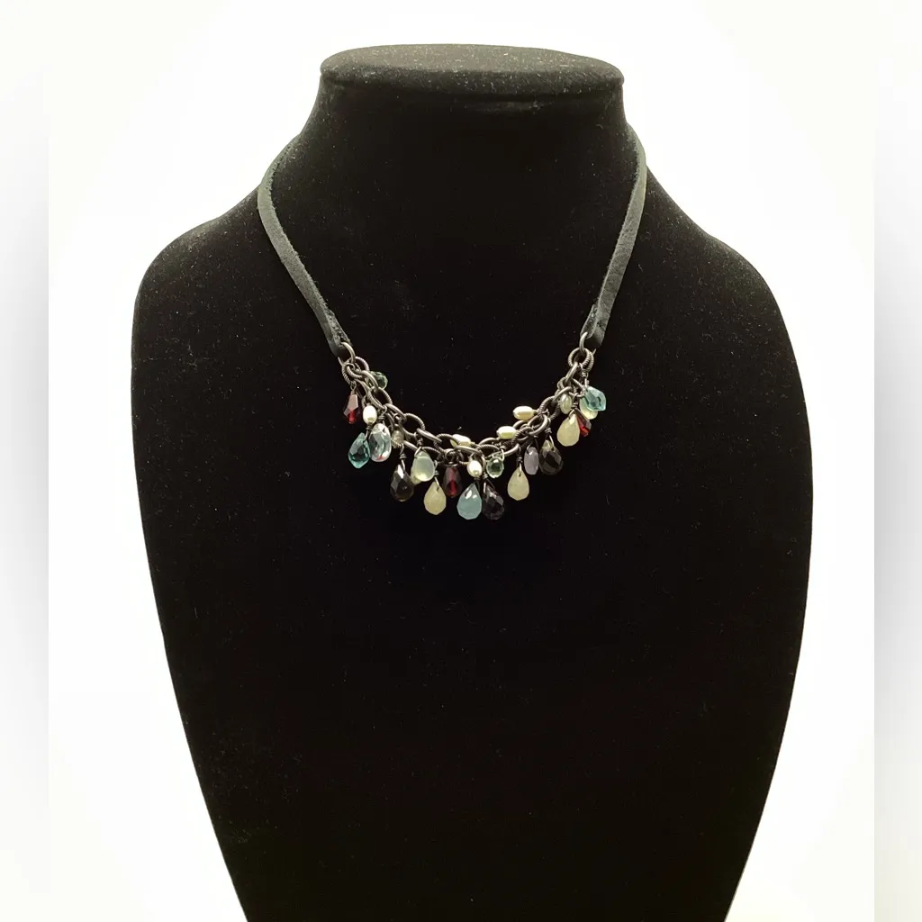 Silpada necklace. 8”. Glass beads - Image 3