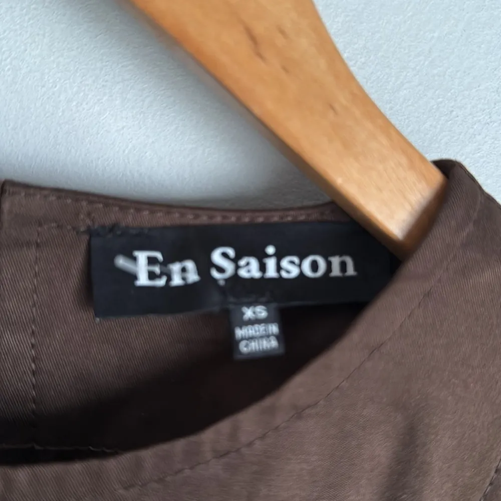 Anthropologie En Saison  Puff Sleeve Open Back Jumpsuit - Image 7