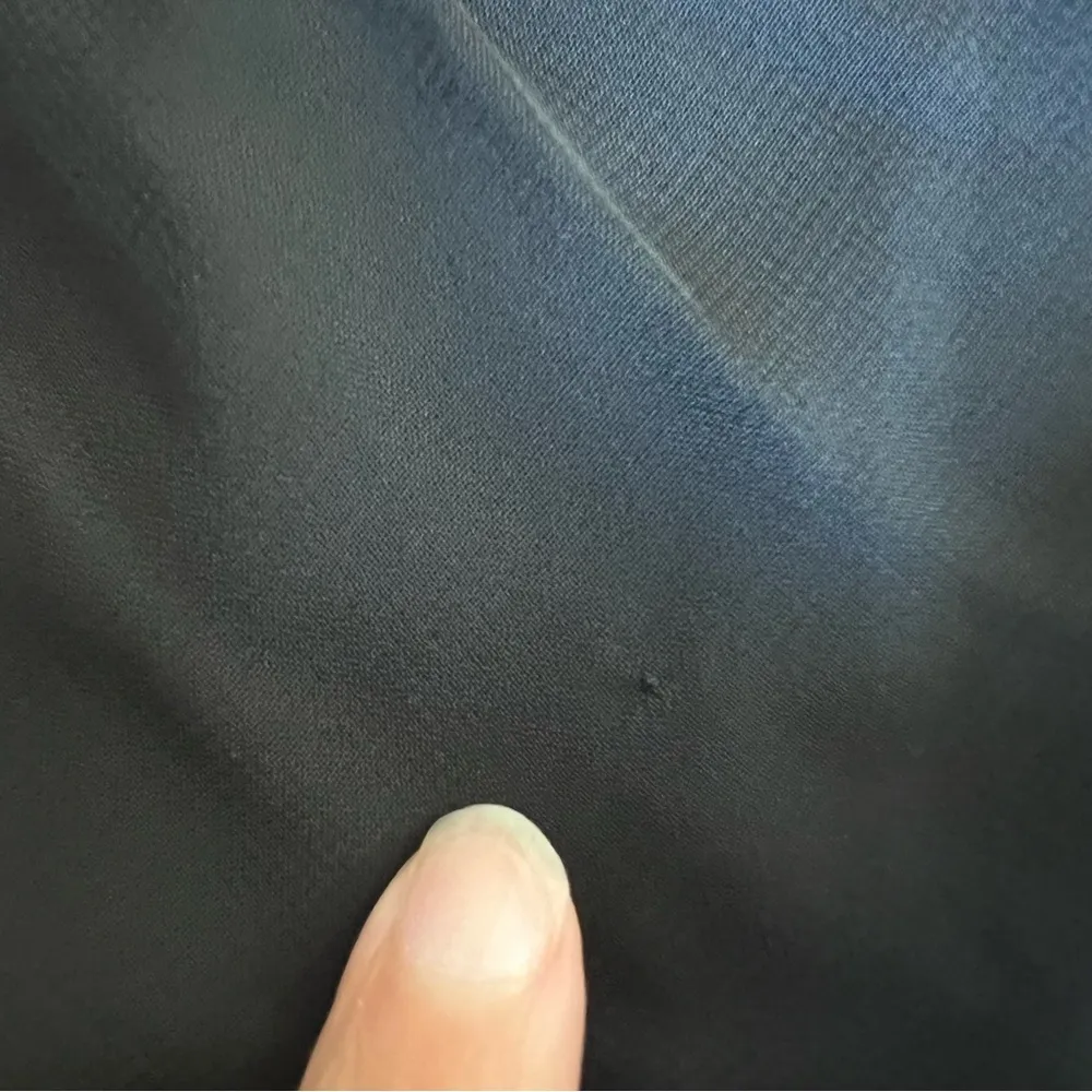 NWT  pleated sleeveless shirt dress collared button down black size small - Image 11