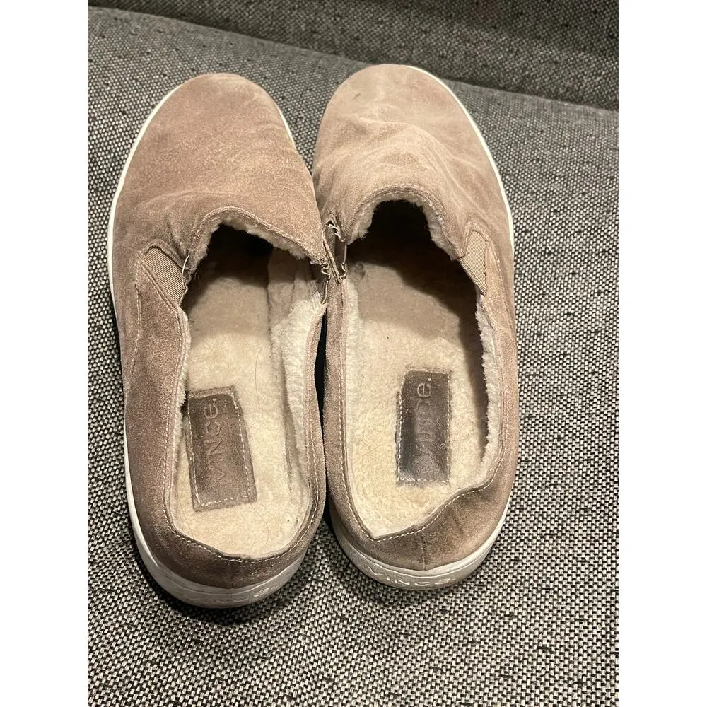 Vince Verrell Suede Leather Loafer Mules Slip On Casual Shoes 7 - Image 3