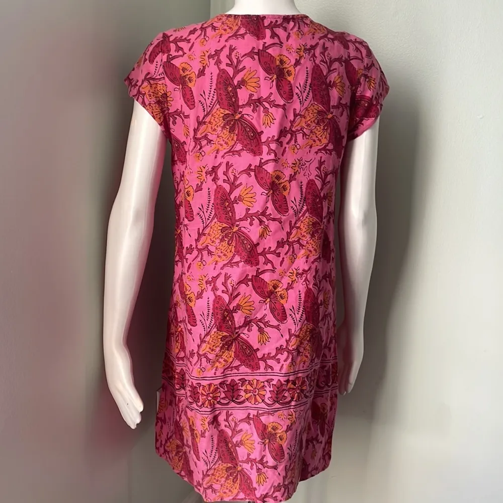 Calypso St. Barth Calypso Pink Patterned Dress - Image 6