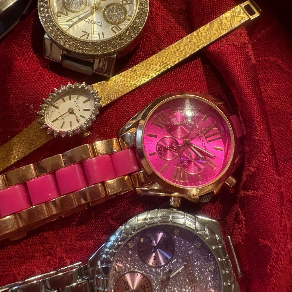 Gold and Pink Watch Collection - Image 3