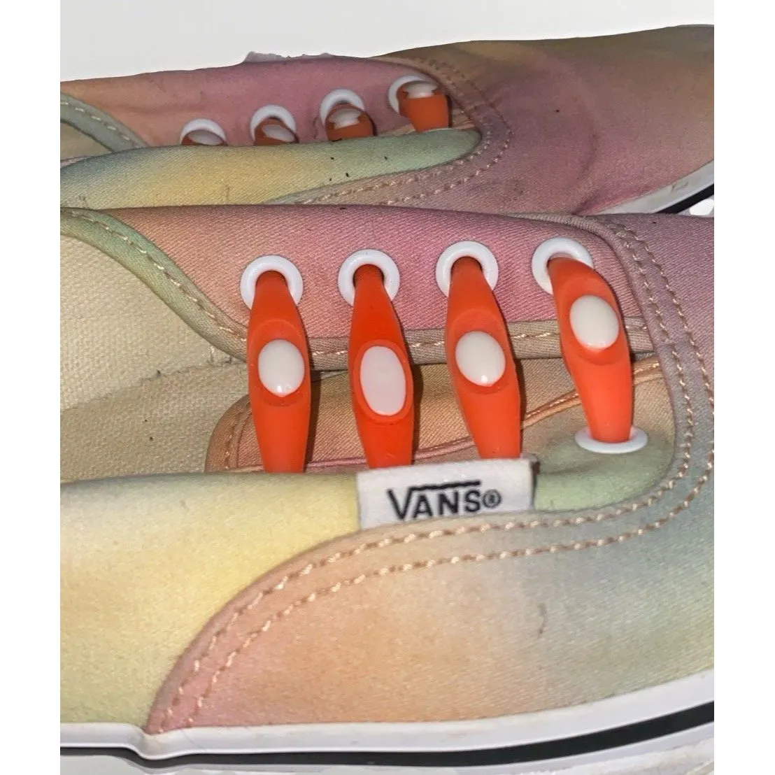 Vans Ombre Sunrise Vans Off the Wall Slip On Skate Shoes UNISEX SIZE M6 W7.5 - Image 4