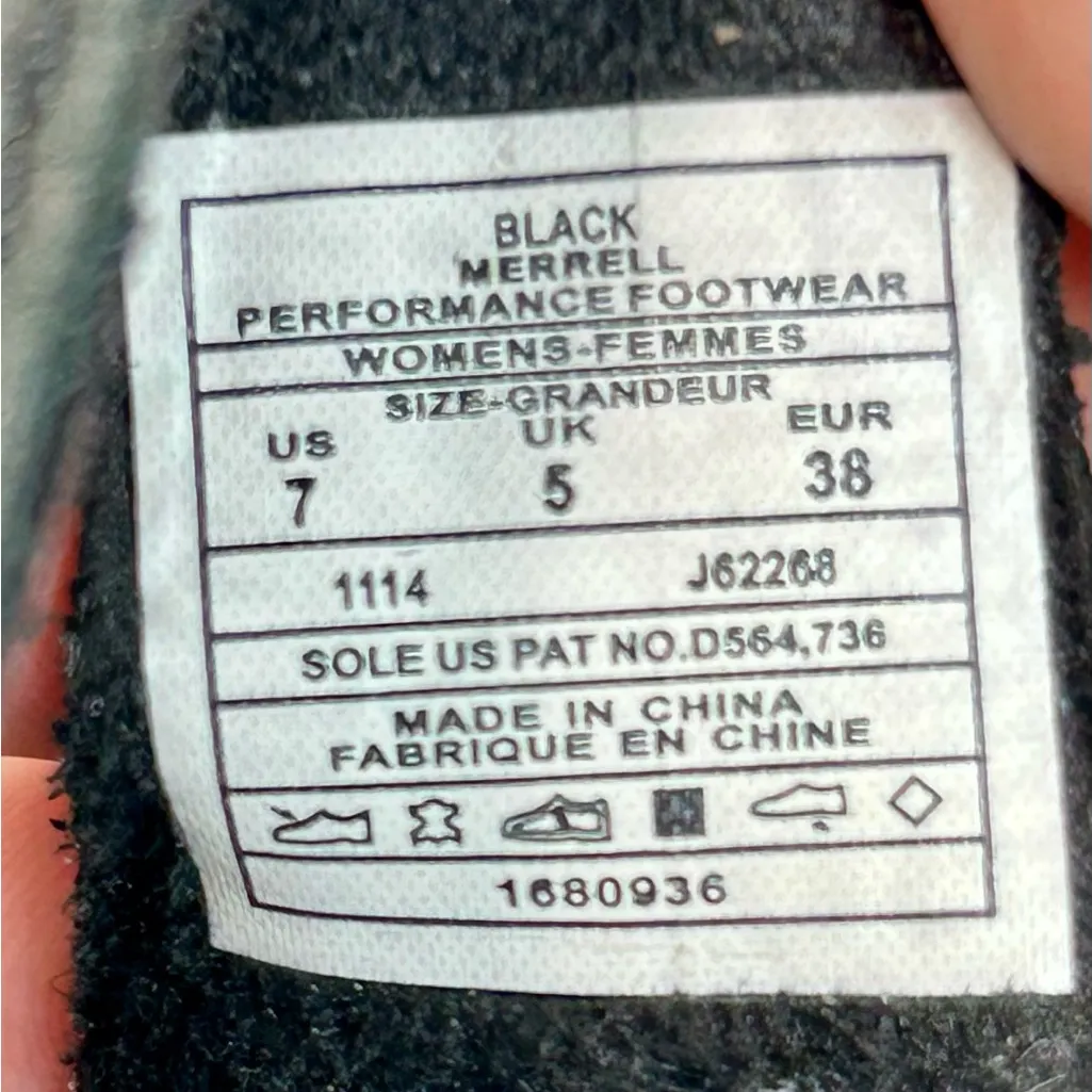 Merrell “Swivel” Black Leather Strappy Hiking Sandals size 7 - Image 5