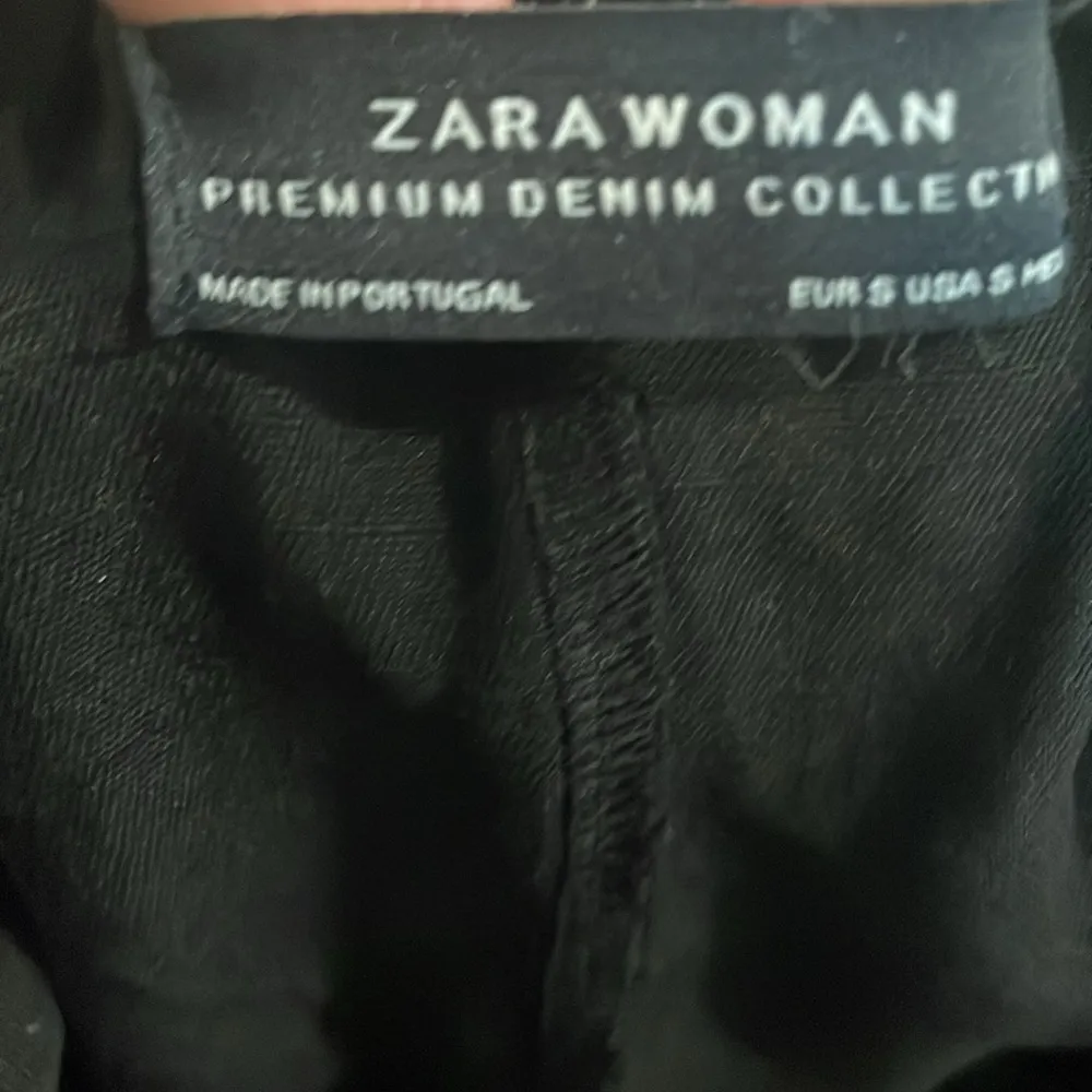 ZARA Off The Shoulder Ruffle Bardot Black Romper S - Image 5