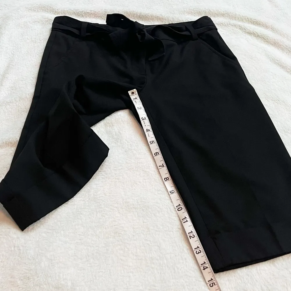 The Limited Drew Fit Low Rise Bermuda Shorts Black Cuffed Size 2 Stretch Pockets - Image 11