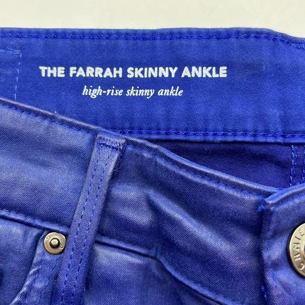 Ag Adriano Goldschmied The Farrah High Rise Skinny Ankle Size 28R - Image 8