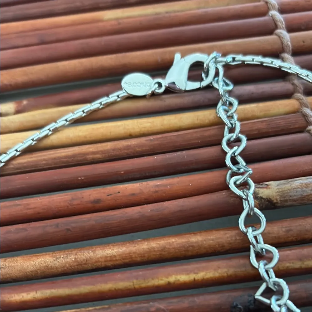 Chico's Silver Geometric Necklace - Image 5