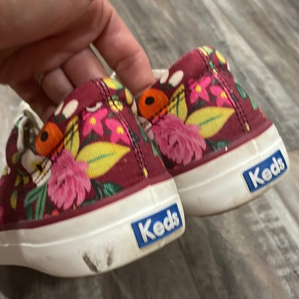 ANTHROPOLOGIE Rifle Paper x Keds anchor vintage blossoms sneakers size 8 - Image 6