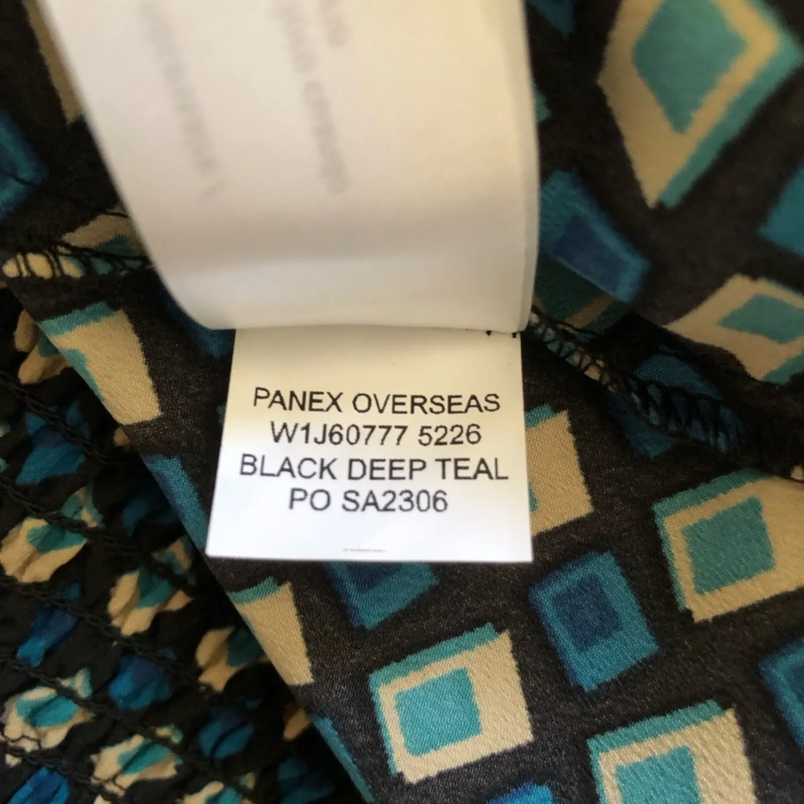 Band of The Free NWT Women’s Colette Deep Teal Diamond Print Mini Skirt Medium Black - Image 11