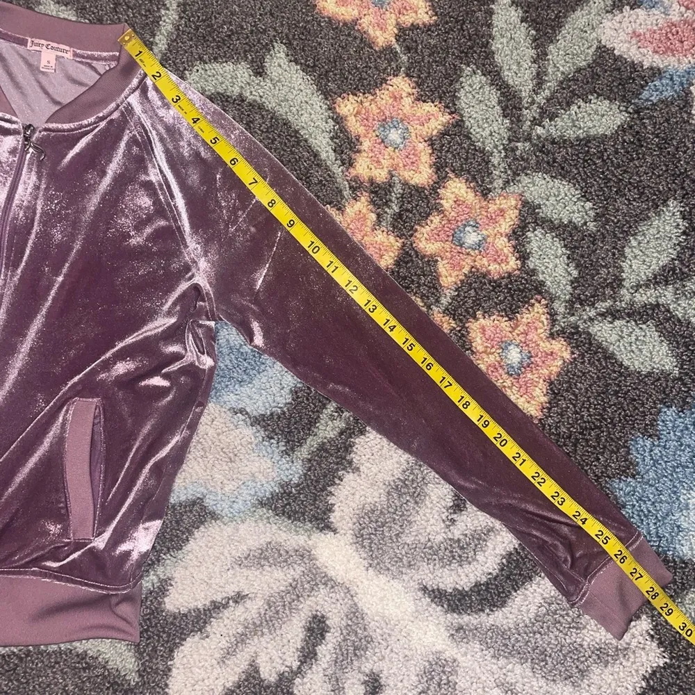 Juicy Couture Y2K Velour Track Jacket size small - Image 8