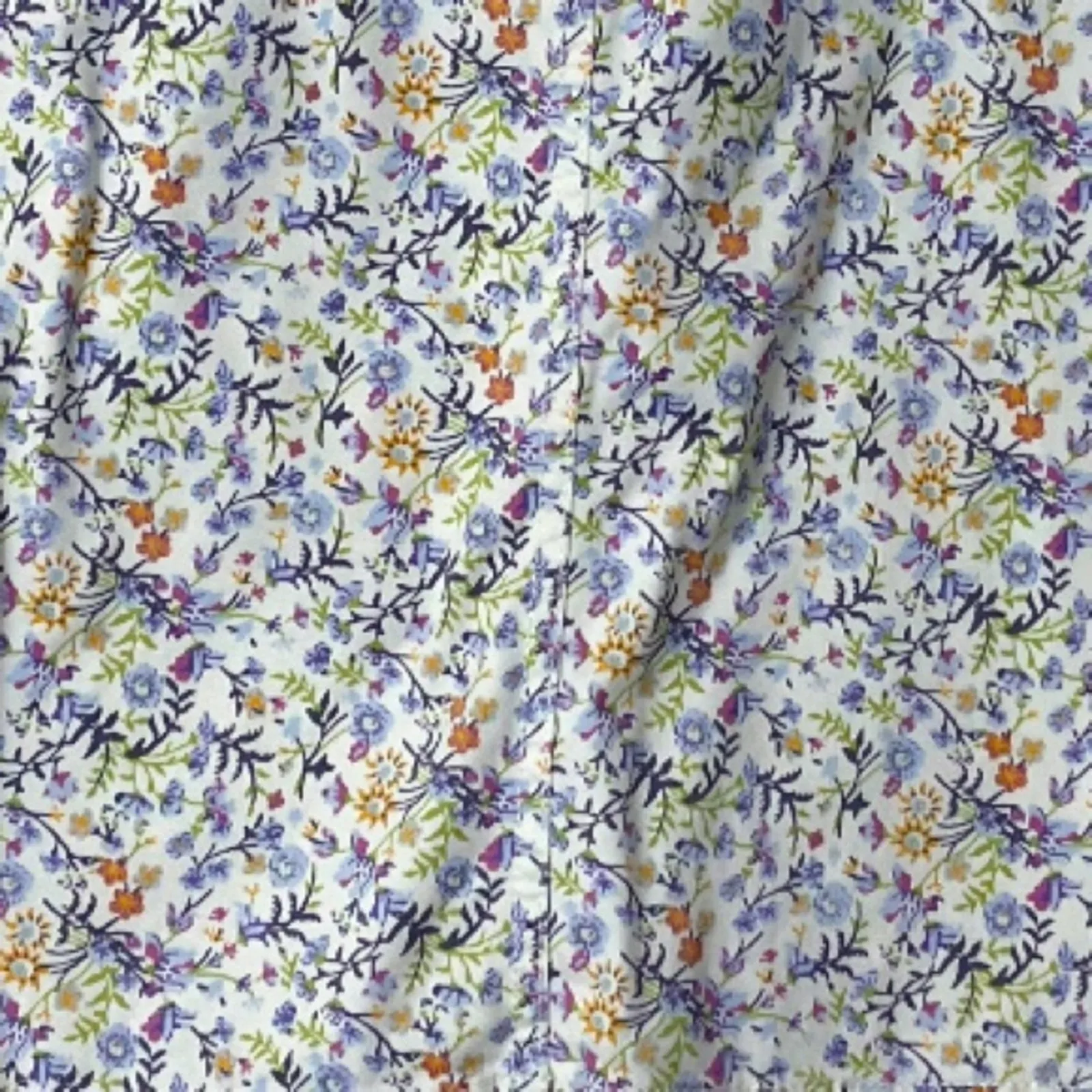 J. Jill Skirt Cream Blue Multi Floral Live - Image 9