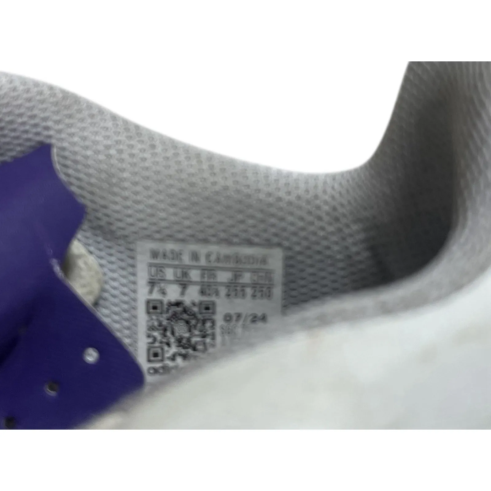 Adidas F50 Messi Elite FG US 7.5 Soccer Turf Purple White Futbol Indoor - Image 7