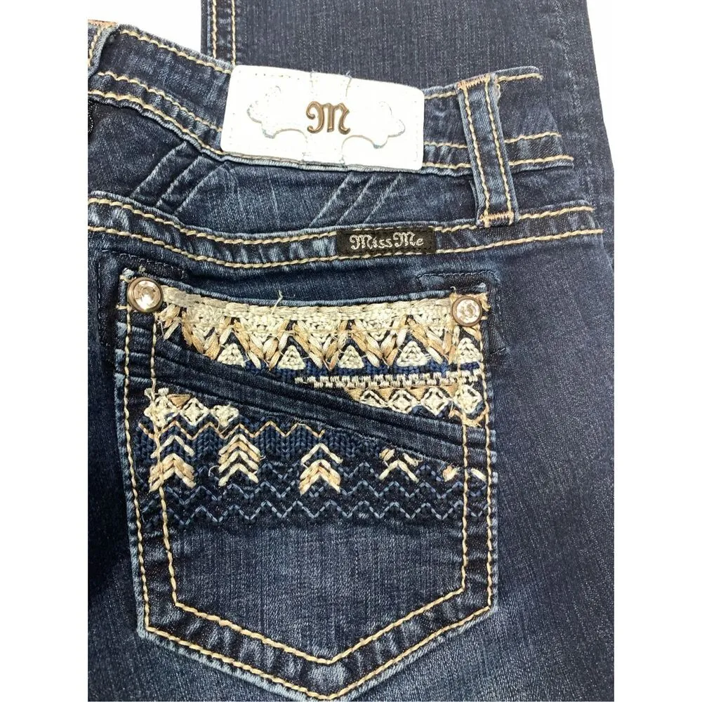 Miss Me Jeans Mid Rise Capri Size 29 - Image 6