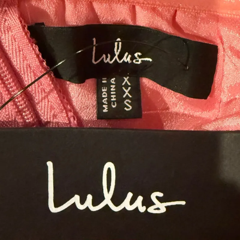 NWT Lulus Little Lovely Light Strapless Ruffled Mini Dress XXS Bubblegum Pink - Image 9