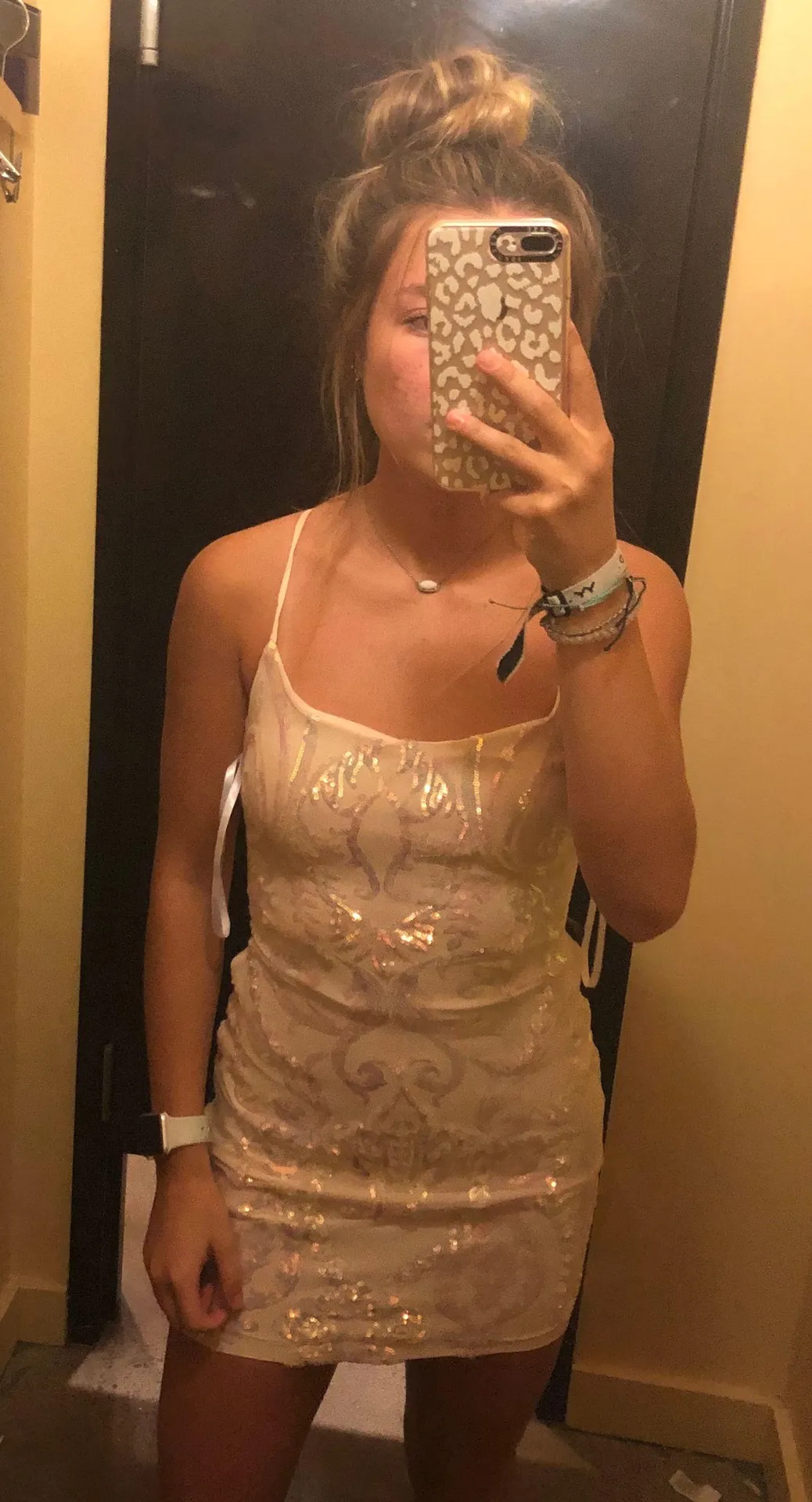 Windsor Sequin Homecoming Dress - Image 4