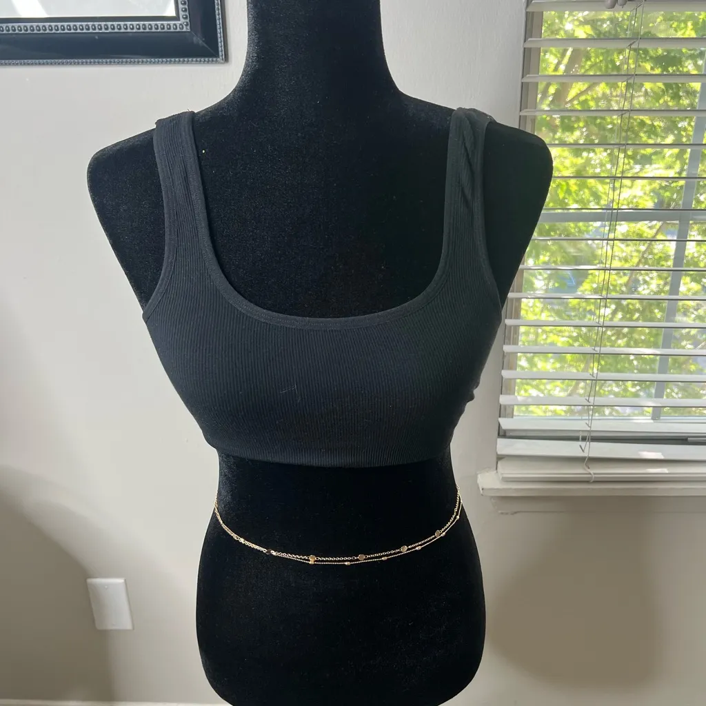 Spiritual Gangster bra top ribbed M/L black - Image 3