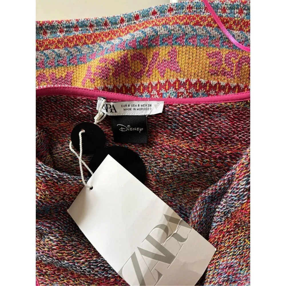 Zara Disney Mickey Mouse & Donald Duck Bodycon Halter Mini Dress Size XS NWT - Image 2