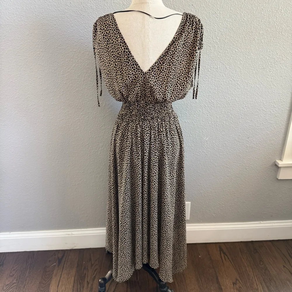 Banana Republic Giraffe Print Midi Dress Size 12 EUC‎ - Image 8