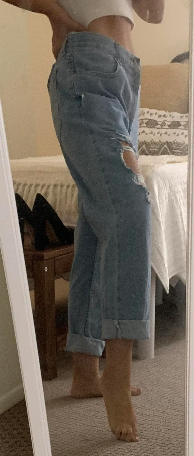 Custom Boyfriend Jeans Size 12 - Image 2