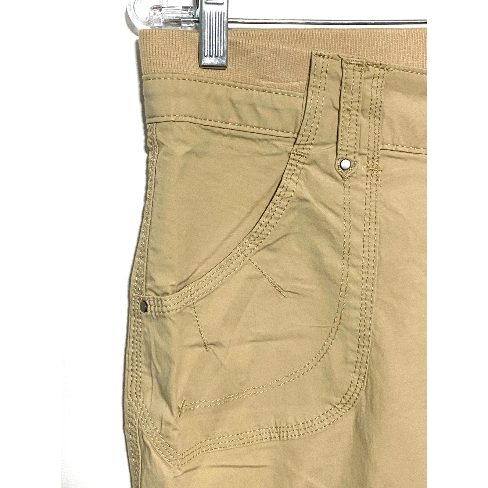 Lee Relaxed Fit Cargo Capri Roll Pants Womens 8M Gorcpore Outdoors Travel NWT - Image 5