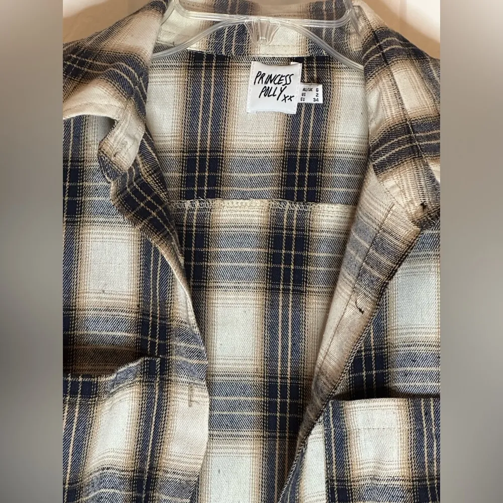 Plaid Oversized Buttoned Down Shirt - Image 2