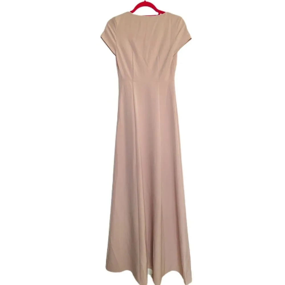 Show Me Your Mumu Geneva V-Neck A-Line Gown Rose - Image 6