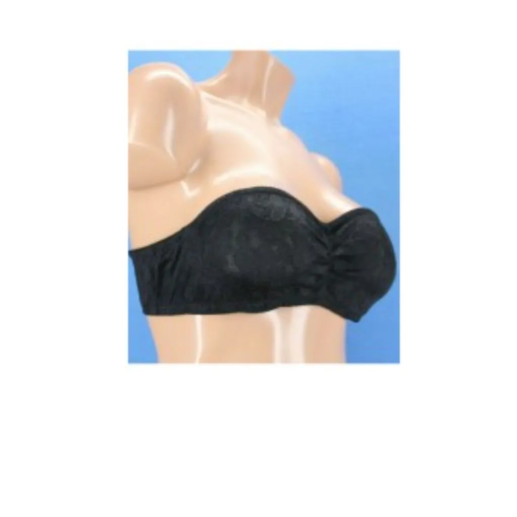 Warners 36 Naked Lace Strapless Underwire Bra in Black Style 01126 Size undefined - Image 2