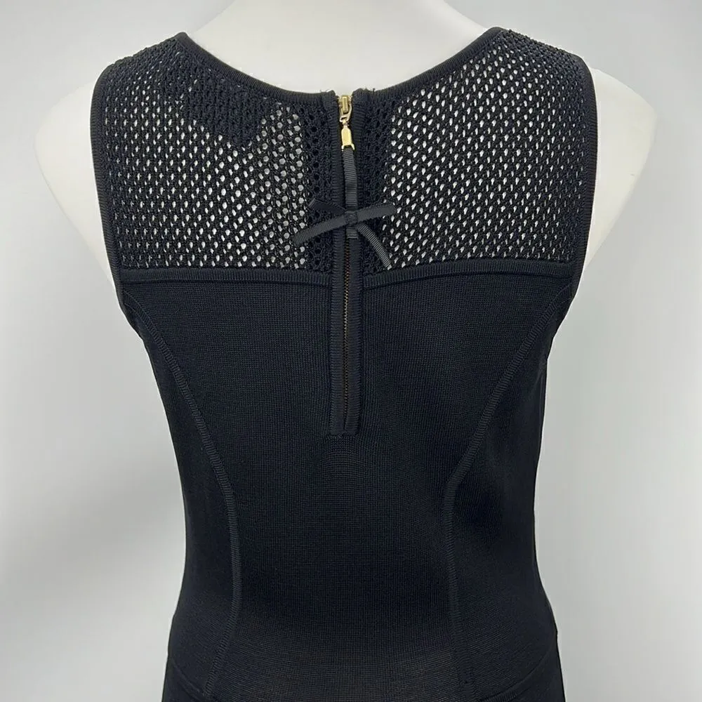 Cynthia Rowley black sleeveless dropped waist dress - Image 8